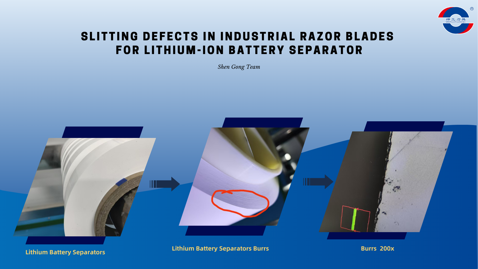 Achieve burr-free and dust-free slitting of lithium battery separators.